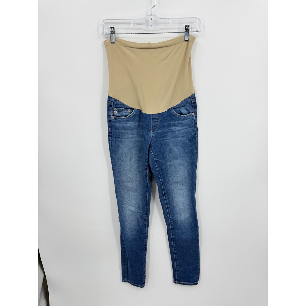 AG Adriano‎ Goldschmied Secret Fit Belly Skinny Jeans Womens 27R Blue Maternity